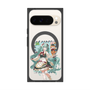 Premium Square Case with Pixelsnap［ Hatsune Miku × Kuppy Ramune - Hatsune Miku × Kuppy - Full-body Illustration 1 ］