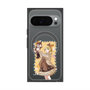 Premium Square Case with Pixelsnap［ Hatsune Miku × Kuppy Ramune - Kagamine Rin × Ram - Full-body Illustration 1 ］