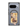 Premium Square Case with Pixelsnap［ Hatsune Miku × Kuppy Ramune - Kagamine Rin × Ram - Full-body Illustration 1 ］