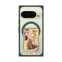 Premium Square Case with Pixelsnap［ Hatsune Miku × Kuppy Ramune - Kagamine Rin × Ram - Full-body Illustration 1 ］