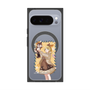 Premium Square Case with Pixelsnap［ Hatsune Miku × Kuppy Ramune - Kagamine Rin × Ram - Full-body Illustration 1 ］