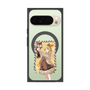 Premium Square Case with Pixelsnap［ Hatsune Miku × Kuppy Ramune - Kagamine Rin × Ram - Full-body Illustration 1 ］