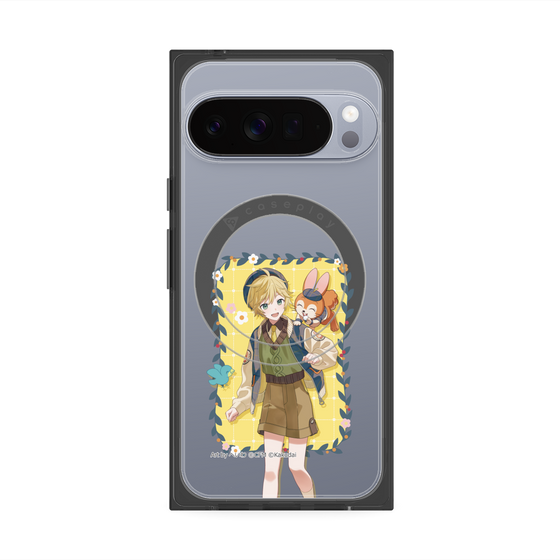 Premium Square Case with Pixelsnap［ Hatsune Miku × Kuppy Ramune - Kagamine Len × Kuppy - Full-body Illustration 1 ］