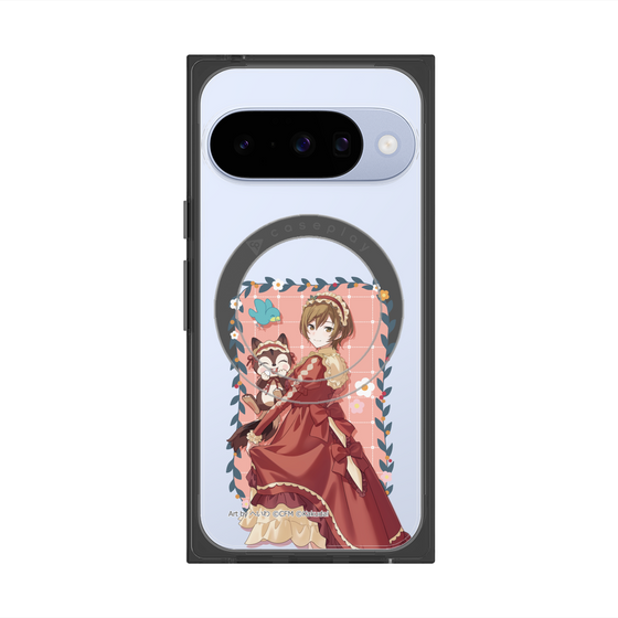 Premium Square Case with Pixelsnap［ Hatsune Miku × Kuppy Ramune - MEIKO × Ram - Full-body Illustration 1 ］