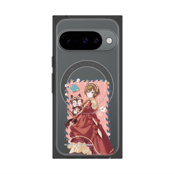 Premium Square Case with Pixelsnap［ Hatsune Miku × Kuppy Ramune - MEIKO × Ram - Full-body Illustration 1 ］