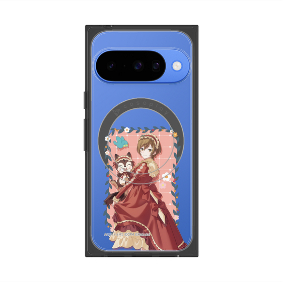 Premium Square Case with Pixelsnap［ Hatsune Miku × Kuppy Ramune - MEIKO × Ram - Full-body Illustration 1 ］