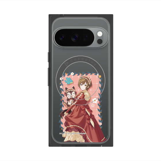 Premium Square Case with Pixelsnap［ Hatsune Miku × Kuppy Ramune - MEIKO × Ram - Full-body Illustration 1 ］