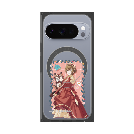 Premium Square Case with Pixelsnap［ Hatsune Miku × Kuppy Ramune - MEIKO × Ram - Full-body Illustration 1 ］