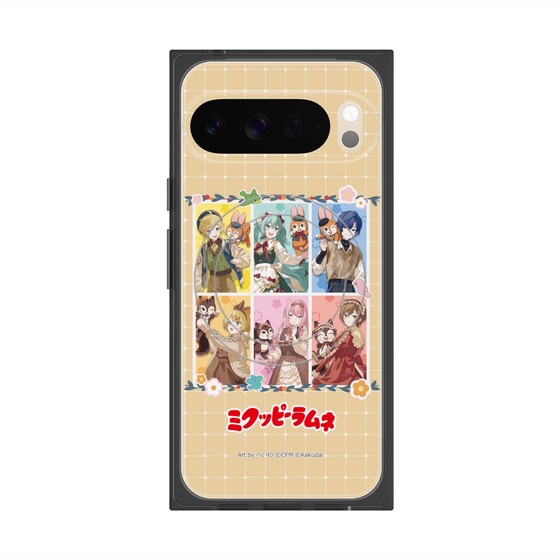 Premium Square Case with Pixelsnap［ Hatsune Miku × Kuppy Ramune - Full-body Illustration ］