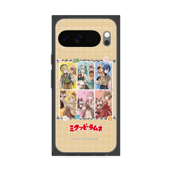 Premium Square Case with Pixelsnap［ Hatsune Miku × Kuppy Ramune - Full-body Illustration ］