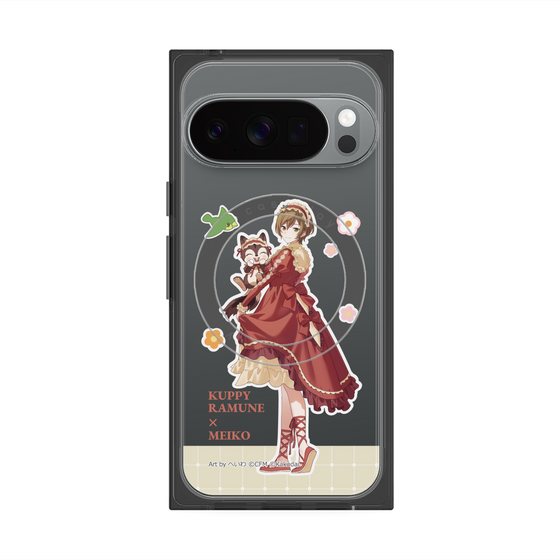 Premium Square Case with Pixelsnap［ Hatsune Miku × Kuppy Ramune - MEIKO × Ram - Full-body Illustration 2 ］