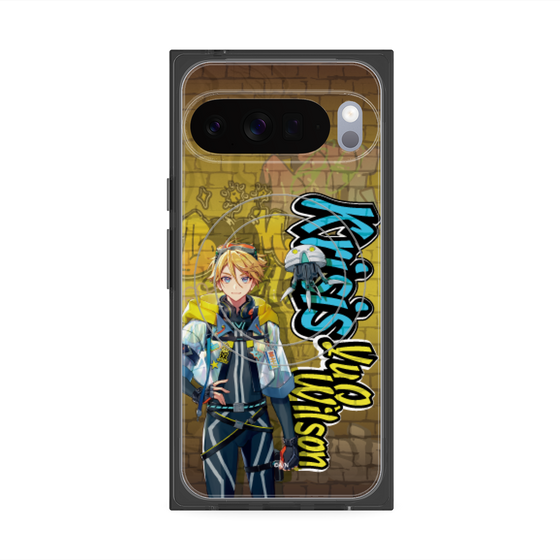 Premium Square Case with Pixelsnap［ NIJISANJI EN - Yu Q. Wilson - Street ］