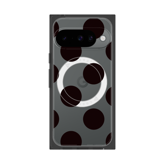 Premium Square Case with Pixelsnap［ Simple Dot - Black ］