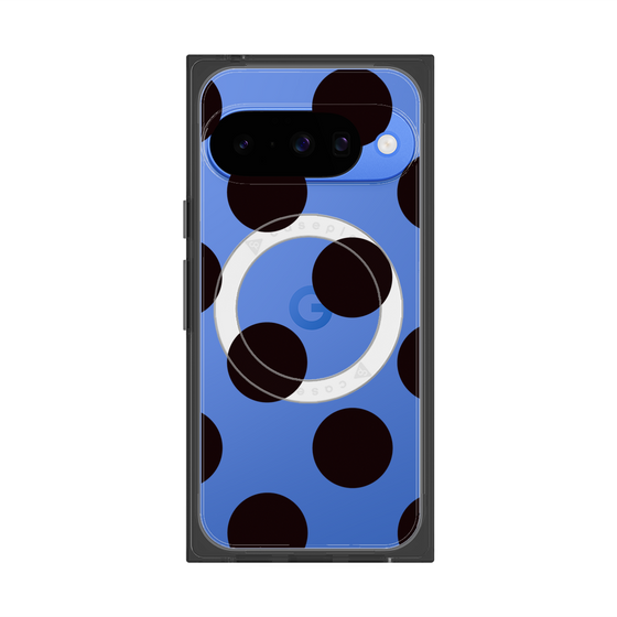 Premium Square Case with Pixelsnap［ Simple Dot - Black ］