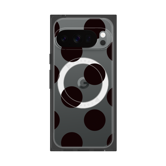 Premium Square Case with Pixelsnap［ Simple Dot - Black ］