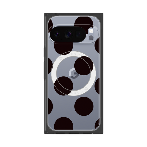 Premium Square Case with Pixelsnap［ Simple Dot - Black ］