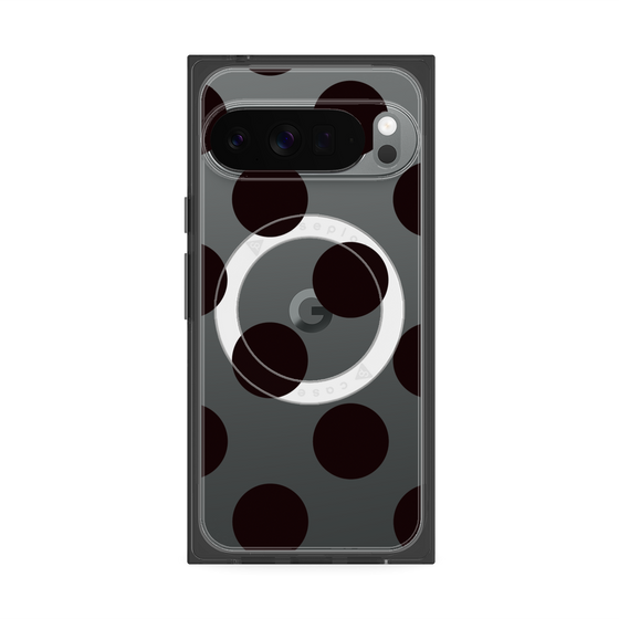 Premium Square Case with Pixelsnap［ Simple Dot - Black ］