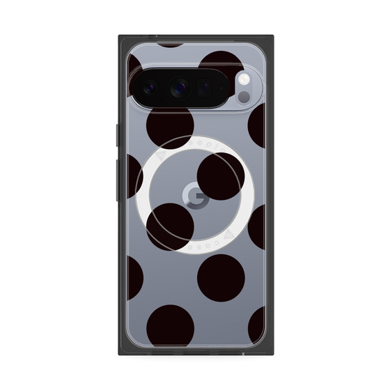 Premium Square Case with Pixelsnap［ Simple Dot - Black ］