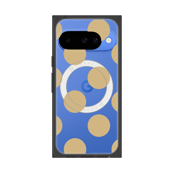 Premium Square Case with Pixelsnap［ Simple Dot - Beige ］