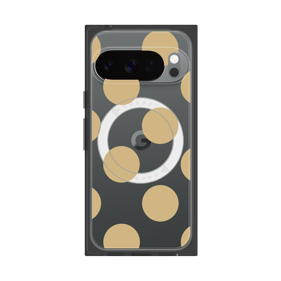 Premium Square Case with Pixelsnap［ Simple Dot - Beige ］