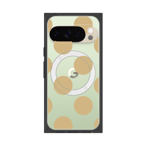 Premium Square Case with Pixelsnap［ Simple Dot - Beige ］
