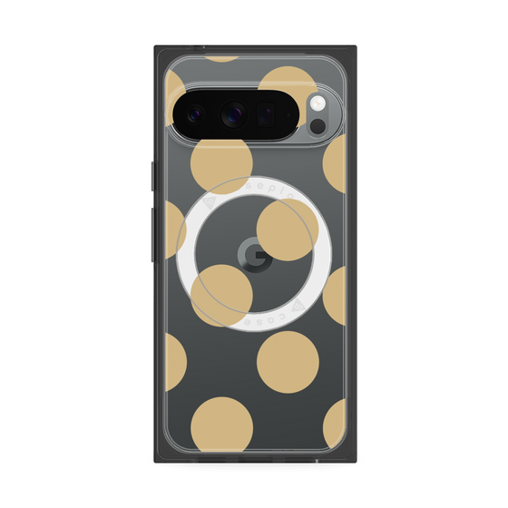 Premium Square Case with Pixelsnap［ Simple Dot - Beige ］