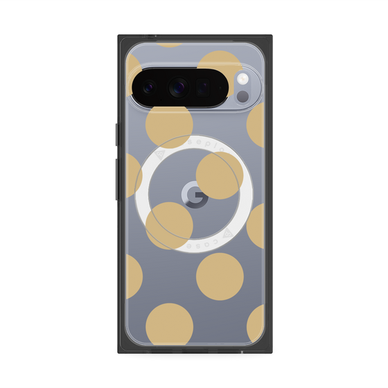 Premium Square Case with Pixelsnap［ Simple Dot - Beige ］