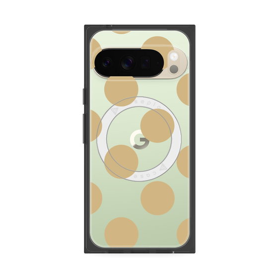 Premium Square Case with Pixelsnap［ Simple Dot - Beige ］