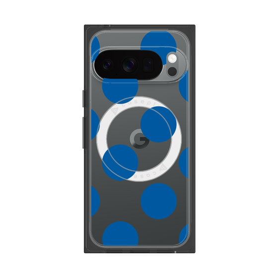 Premium Square Case with Pixelsnap［ Simple Dot - Blue ］