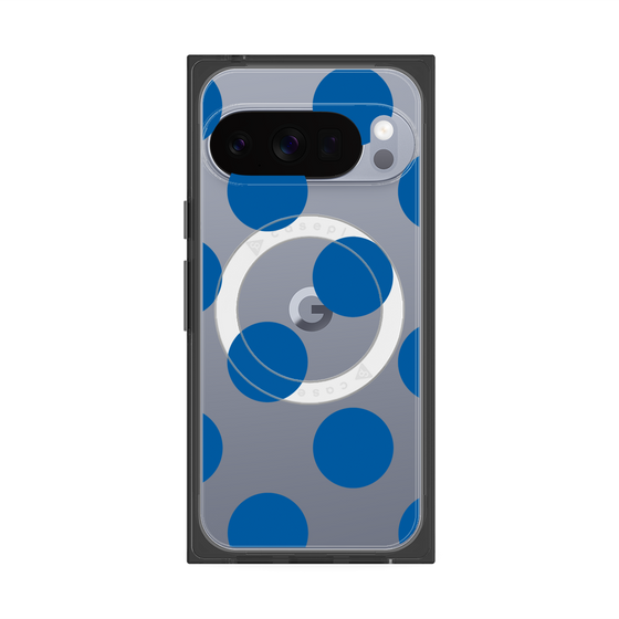 Premium Square Case with Pixelsnap［ Simple Dot - Blue ］