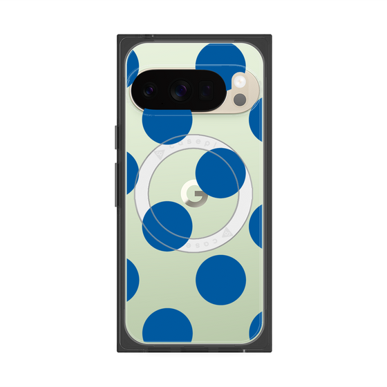Premium Square Case with Pixelsnap［ Simple Dot - Blue ］