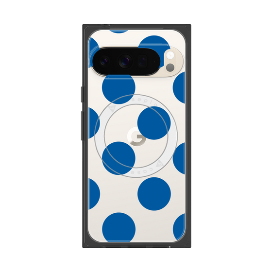 Premium Square Case with Pixelsnap［ Simple Dot - Blue ］