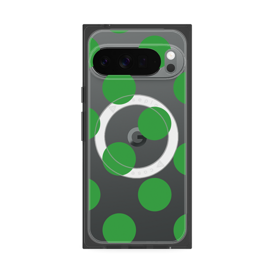 Premium Square Case with Pixelsnap［ Simple Dot - Green ］