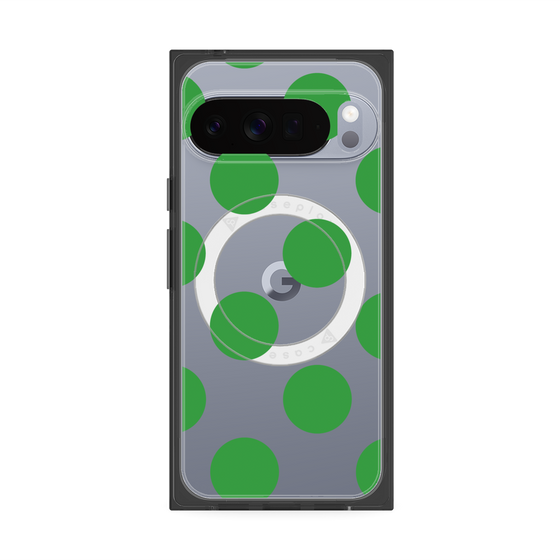 Premium Square Case with Pixelsnap［ Simple Dot - Green ］
