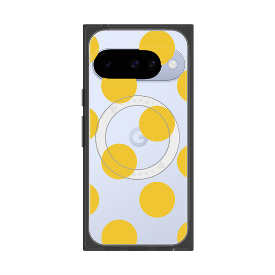 Premium Square Case with Pixelsnap［ Simple Dot - Yellow ］