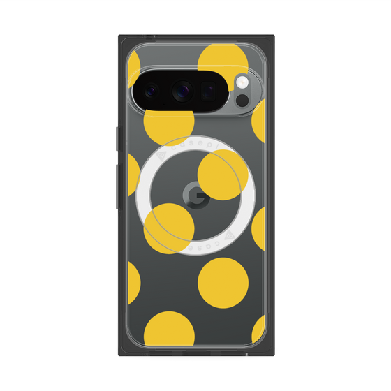 Premium Square Case with Pixelsnap［ Simple Dot - Yellow ］