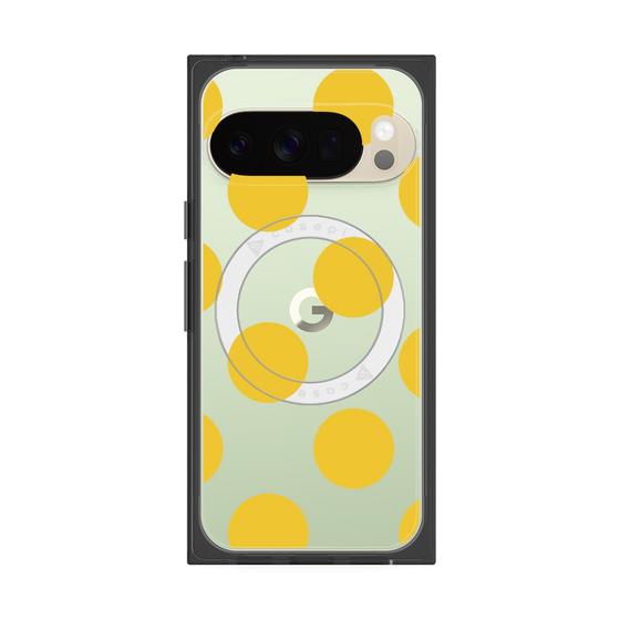 Premium Square Case with Pixelsnap［ Simple Dot - Yellow ］