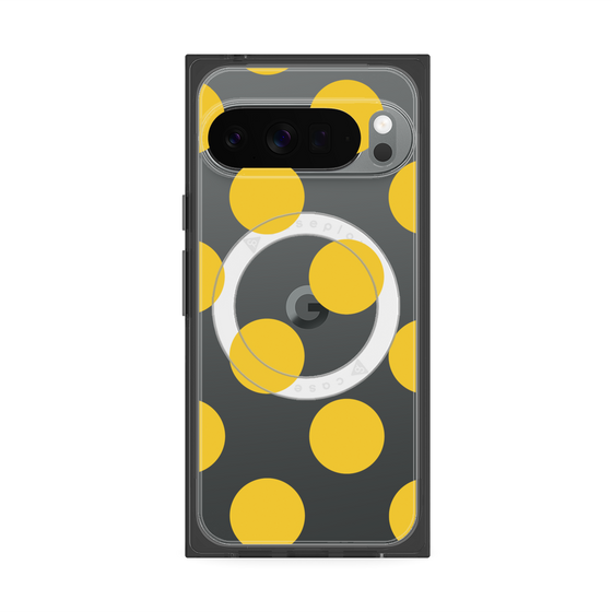 Premium Square Case with Pixelsnap［ Simple Dot - Yellow ］