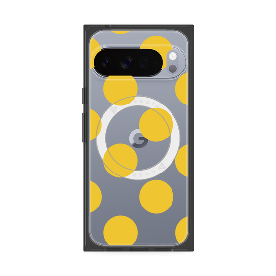 Premium Square Case with Pixelsnap［ Simple Dot - Yellow ］