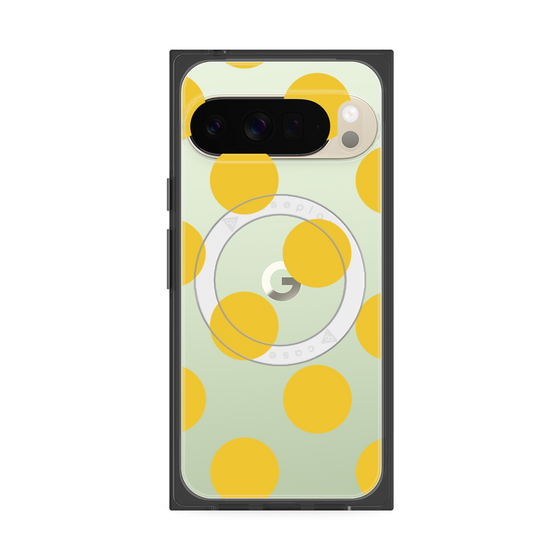 Premium Square Case with Pixelsnap［ Simple Dot - Yellow ］
