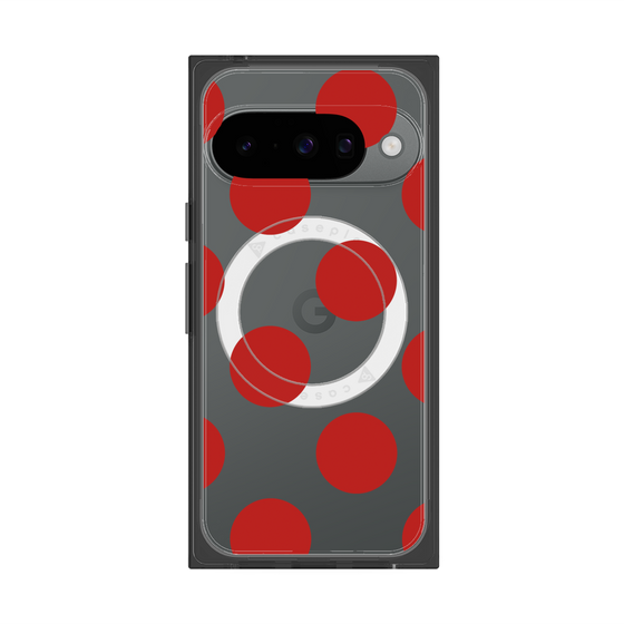 Premium Square Case with Pixelsnap［ Simple Dot - Red ］