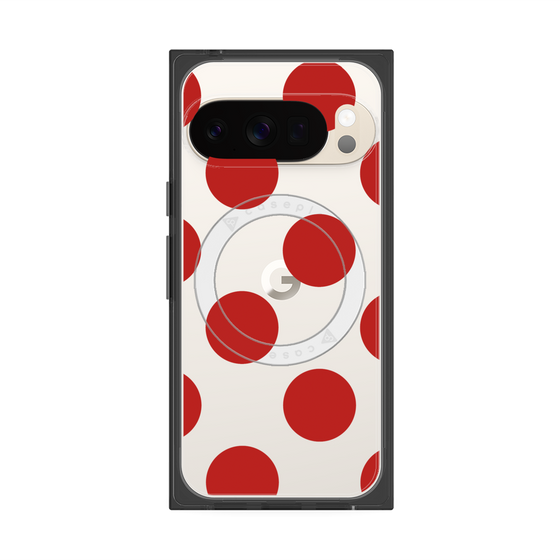 Premium Square Case with Pixelsnap［ Simple Dot - Red ］