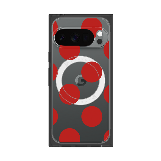 Premium Square Case with Pixelsnap［ Simple Dot - Red ］