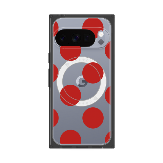 Premium Square Case with Pixelsnap［ Simple Dot - Red ］