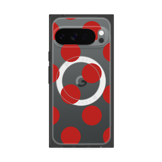 Premium Square Case with Pixelsnap［ Simple Dot - Red ］