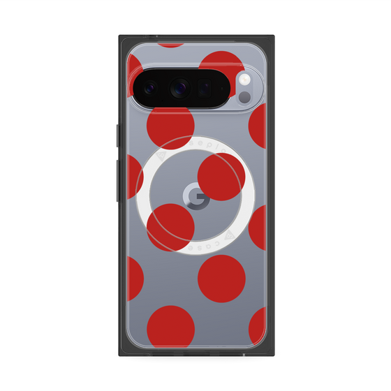 Premium Square Case with Pixelsnap［ Simple Dot - Red ］