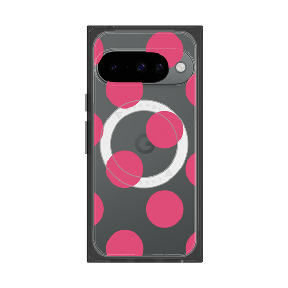Premium Square Case with Pixelsnap［ Simple Dot - Pink ］