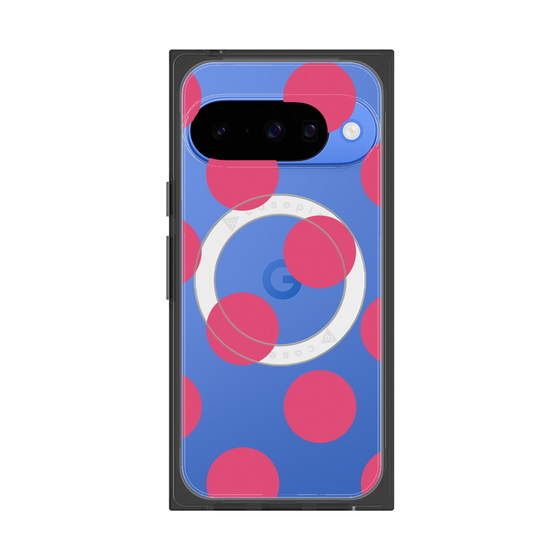 Premium Square Case with Pixelsnap［ Simple Dot - Pink ］