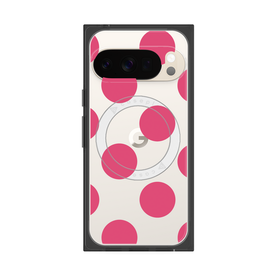 Premium Square Case with Pixelsnap［ Simple Dot - Pink ］