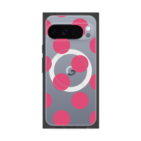 Premium Square Case with Pixelsnap［ Simple Dot - Pink ］
